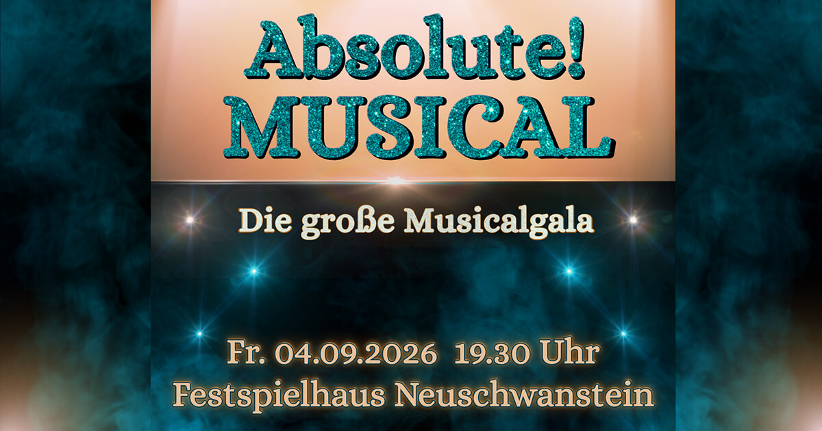 Absolute Musical - Die große Musicalgala - 04.09.2026 | Kevin Tarte